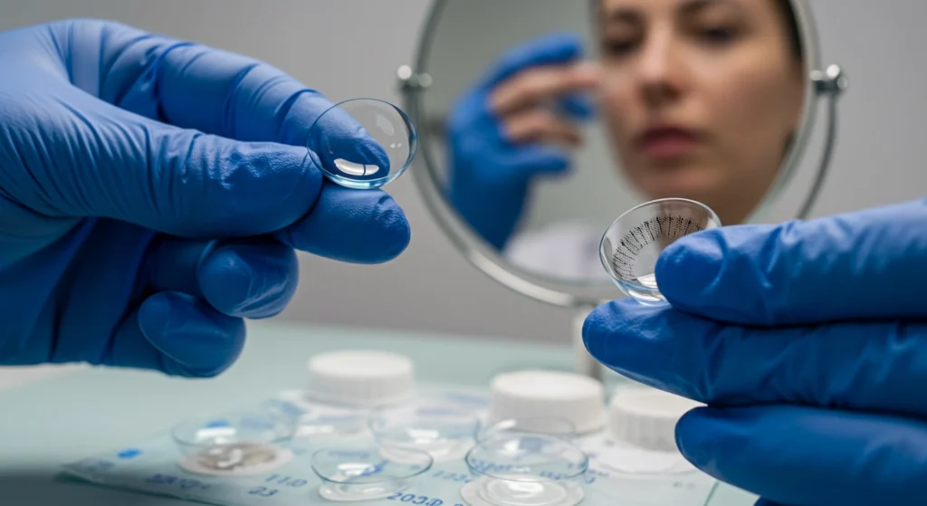 Applicazione lenti a contatto anche per casi complessi con Matteo Bompani-Gasparini Ottico e Optometrista